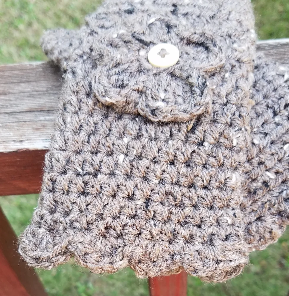 Handmade Hand Warmers - Brown and Speckled